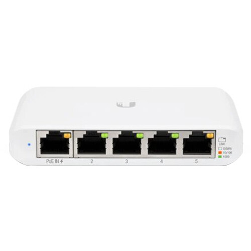 Ubiquiti USW-FLEX UniFi Switch Flex 5 Port Indoor/Outdoor Gigabit PoE Switch